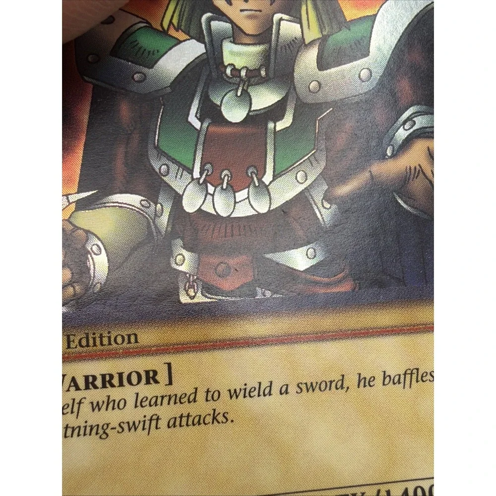 Yu-Gi-Oh! Celtic Guardian LOB-A007 Super Rare 1st Edition Exactly as Seen